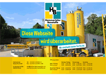 Tablet Screenshot of hammertaler-baustoffe.com